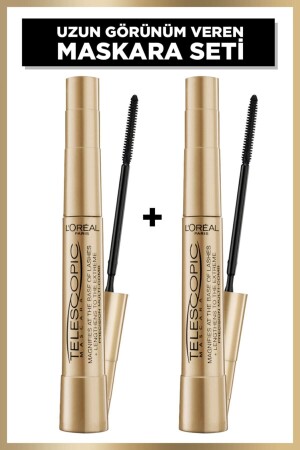 MNZ-Telescopic Black Mascara مجموعة من 2 - L'oreal Paris