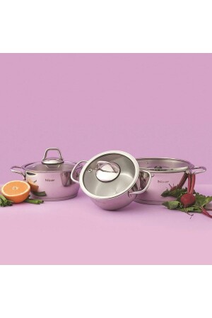 MNZ-Teos 6 قطعة ميني طباخات مجموعة 2019ST000432 - Hisar