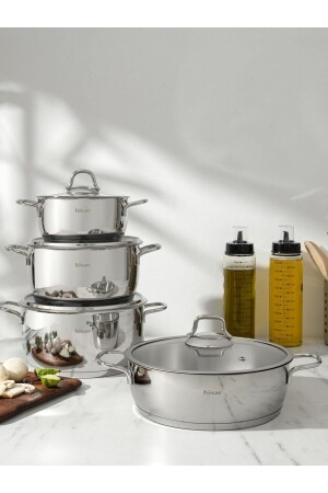 MNZ-Teos 8 قطعة أدوات الطبخ مجموعة HBV00000RWAT4 - Hisar