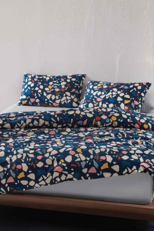 مجموعة غطاء غطاء مزدوج MNZ-Terazzo - Azure 48803342 - Hibboux