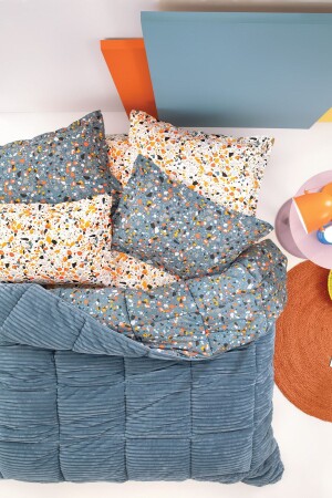 MNZ-Terazzo واحد Triola نوم مجموعة - إنديغو - Yataş