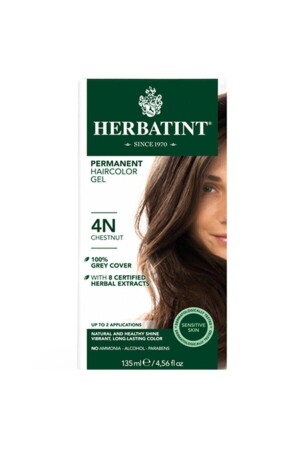 MNZ-Therbal Hair Care Dye - Color 4n كاستين 150 مل 8016744500043 - Herbatint