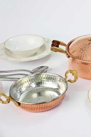 MNZ-Thick Copper Single Fried Egg Pan Kuymak Menemen Pan 16 سم TYC00259962712 - GÜR BAKIR