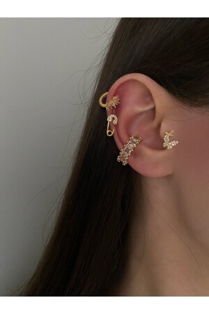 MNZ-Thick Hoop Cartilage Earring Earcuff - Okkostore