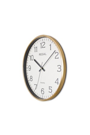 MNZ-Thin Frame Slim Wall Clock 0250 GI - Regal
