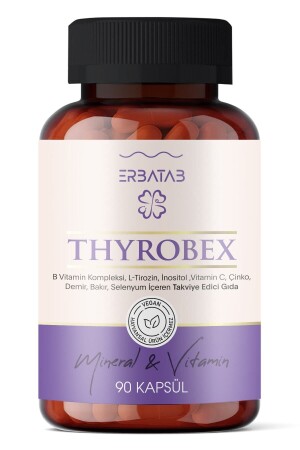MNZ-Thyrobex 90 كبسولة متعددة الفيتامينات والمعادن - Erbatab