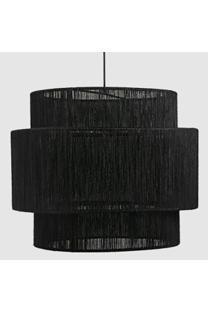 MNZ-Tiered Wicker Chandelier تصميم روستيك بوهيمية أسود ماكروم Chandelier Avz0011 - NYLife