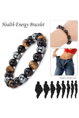 مقناطيس صحي من قِبل (MNZ-Tiger Eye) و (Hematite Stone Bracelet) - Dejavu Tr