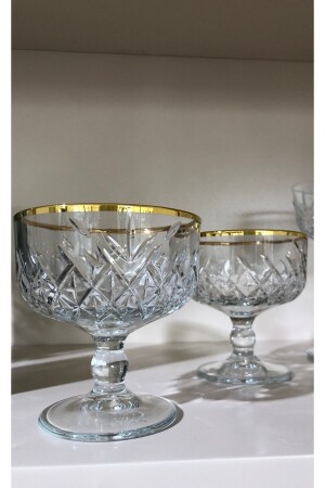 MNZ-Timeless المزروعة الجليدية المزودة بالقدم المزودة بالآيس كريم مجموعة 2 - Paşabahçe