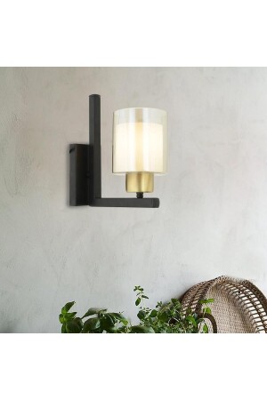 مصباح جدار أسود من نوع MNZ-Tisse القديم للغرف النوم - السرير - غرفة المعيشة Sconce 3425-01-BL - Apliqa