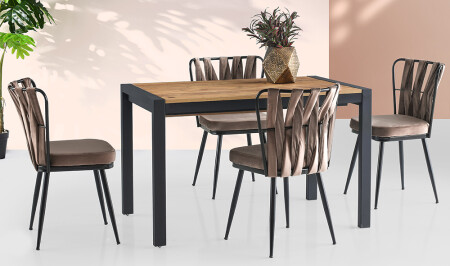 مجموعة طاولة تناول الطعام من طراز MNZ-Titanic - Cadde Yıldız