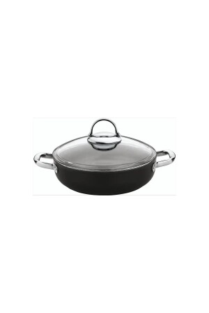 MNZ-Titanium 32 سم فليط بوت 7 لترات مع غطاء زجاجي - SAFLON