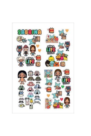 ملصق MNZ-Toca Boca 33*48 سم - Parti Dükkanım