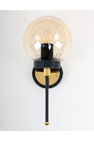 MNZ-Tokyo سوداء ذهبية عسل زجاجي - Mş Aydınlatma