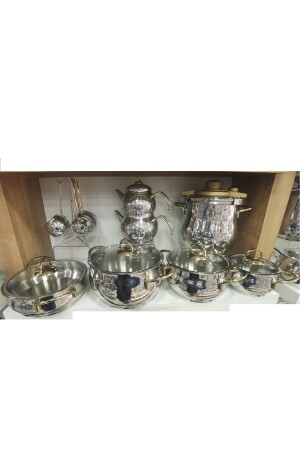 MNZ-Tombo 18 قطعة فولاذ المعدة المعدة مجموعة الذهب G447 - Vivaldi