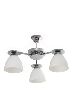 غرفة المعيشة الحديثة من MNZ-Topaç - المطبخ - غرفة النوم الزجاجية كروم 3-قطعة الشنابل 0702202191345 - Modavize