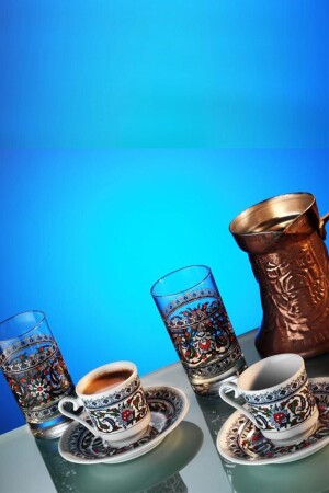 مجموعة المطاعم من طراز MNZ-Topkapı 6 قطع GZ06KT601860 - Kütahya Porselen