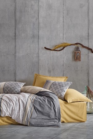 MNZ-Toprak غطاء غطاء مزدوج نيدرا بيج 8680108053591 - Cotton Box