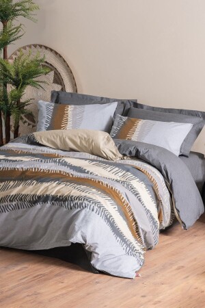 MNZ-Toprak غطاء واحد من الغطاء مجموعة الأسل أنثراكيت 8680108068328 - Cotton Box