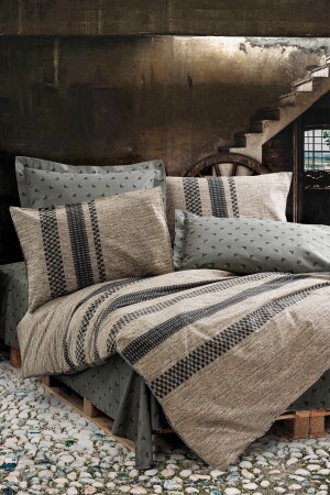 MNZ-Toprak غطاء غطاء مزدوج Arlo Brown 8680108063224 - Cotton Box