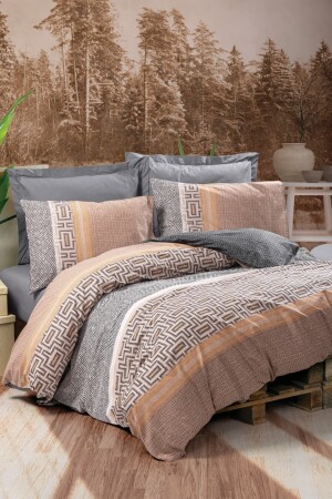 MNZ-Toprak غطاء واحد من الغطاء مجموعة Vertu Anthracite 1742p - Cotton Box