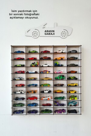 رف سيارة من نوع MNZ-Toy 50's White (مناسبة للسيارات الحارة والسيارات المكروسات) - Metafortoys