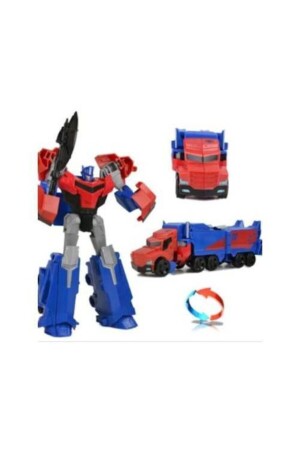 MNZ-Toy Optimus Prime Toy Metal Body روبوت سيارة AN518787774120 - transformers