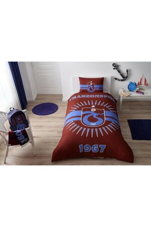 MNZ-Trabzonspor الشمس الساطعة القطن مرخصة غطاء القماش مجموعة 60163951 - Taç