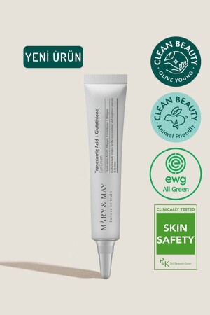 حمض MNZ-Tranexamic + غلتاتيون مضاد للدور المظلم كريم إضاءة العين 12 جرام - Mary & May