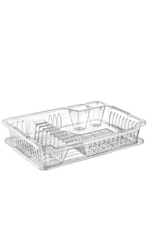 MNZ-Transparent Violet Dish Rack - سلة الأطباق - سلة الأطباق الحجم الصغير 4380048 - HOBBY LİFE