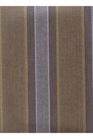 MNZ-Treasor Brown-Gold-Gray Straight Stripped Wallpaper المستوردة - Origin