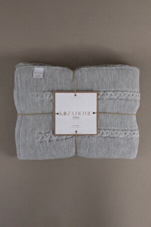 كوبين مزدوج من غطاء MNZ-Trenza Gray 200x220 15030 15025 - Koza Home