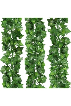 MNZ-Triangle Hadera Leaf A نوعية 12 حزمة الاصطناعية الايف 230 سم ديكورات المنزل - Yasima