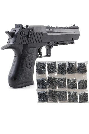 MNZ-Trigger Bead Shooting Toy Gun + 15 حزمة من البراغيات - بندقية البراغيات - Mia