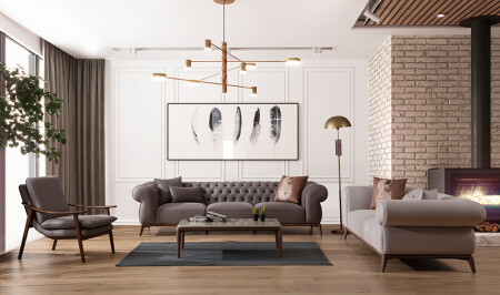 مجموعة الأريكة من طراز MNZ-Trinket - Cadde Yıldız