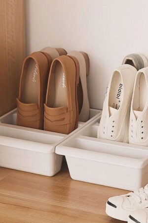 MNZ-Trio عمودي حذاء ريمب سليبر حذاء مربع 3 المكونات المنظم المنظم - Misseda