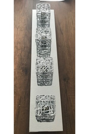 MNZ-Trio عصرية كروم مرآة 4 قطع شمعة الإضاءة الضوئية 4017807238129 - HitDukkan