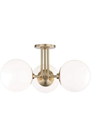 MNZ-Triple Antique Marine Model Moderns Glop Glass Chandelier LMBDR0095-3GLOP - Lambadar