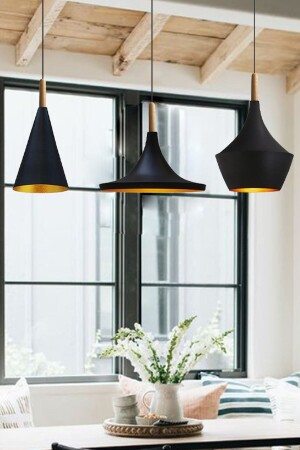 MNZ-Triple Magna خشبية الرأس الشنابل مصباح العضو فوق طاولة الطعام الكافي داخل المنزل مطعم الفندق الحديث BMM7015AB - Bamyum