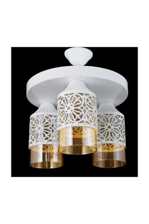 موديل رياضي MNZ-Triple Model Moderns Retro Rustic Chandelier Balcam LMBDR3523BAL2 - Lambadar