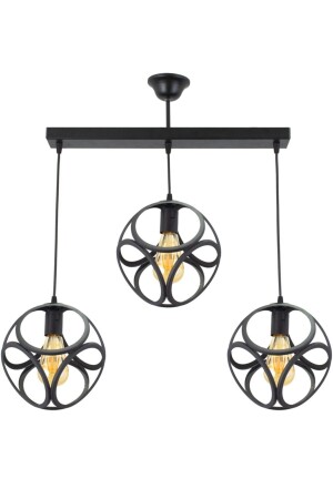 MNZ-Triple Modern Circle Cube Model Lamp Lamp Lamp Chandelier LMBDR35381 - Lambadar