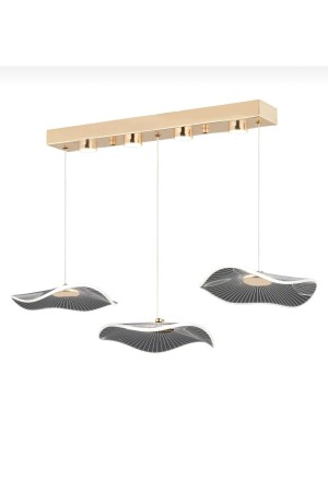 MNZ-Triple Row Pendant Lamp LED شمعة الموزة الذهبية الصفراء LED شمعة fico0046 - Fico Home