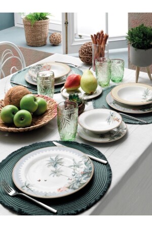 مجموعة عشاء من طراز MNZ-Tropic 24 Piece Set 71301242 - Pierre Cardin