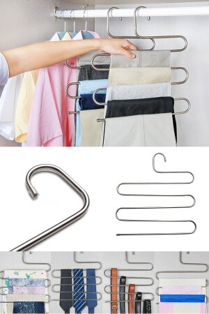 MNZ-Trouser Hanger معدنيّة هanger ذكيّة 1 قطعة - Wiesmann