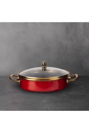 MNZ-Troy 20 سم مغطاة برقصة ومرقصة مجموعة حمراء Troyshnk - Emsan