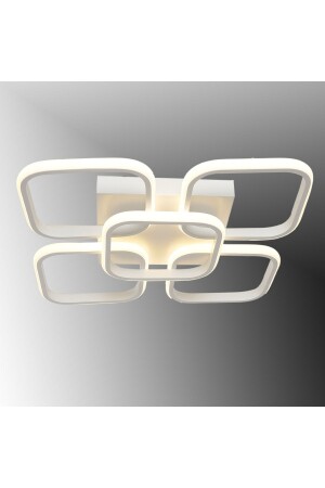 MNZ-Tt302-4+1 ب مساحة مسطحة طلاء أبيض 5 لي (نور النهار) LED Chandelier TT302-4+1-BY-GNR - TT AYDINLATMA