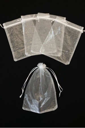 كيس منشفة من نوع MNZ-Tulle شفاف - هينا كوكي الذهبية مجوهرات حزمة منشفة من نوع Dowry كيس منشفة 10 قطع الحجم 20x28 - Zeymerade