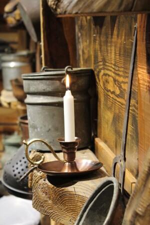 MNZ-Turna النحاس النخبة حامل الشموع & اليد حامل الشموع الذاتية المضمنة كرموز هدية أكسيد تورنا2619-3 - Turna Bakir