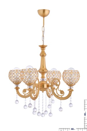 MNZ-Turna 4 فخمة قبعة الحجر الشنادل (الذهب) PA. 0412 - polataydinlatma