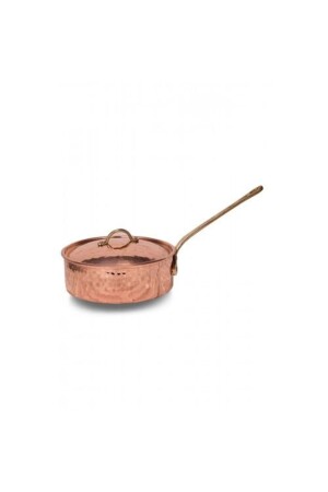 MNZ-Turna Copper Karnıyarik Saucepan Single Handle 3 لا 22 سم يد مزورة أحمر التحول8164-1 P209S7759 - TURNA BAKIR